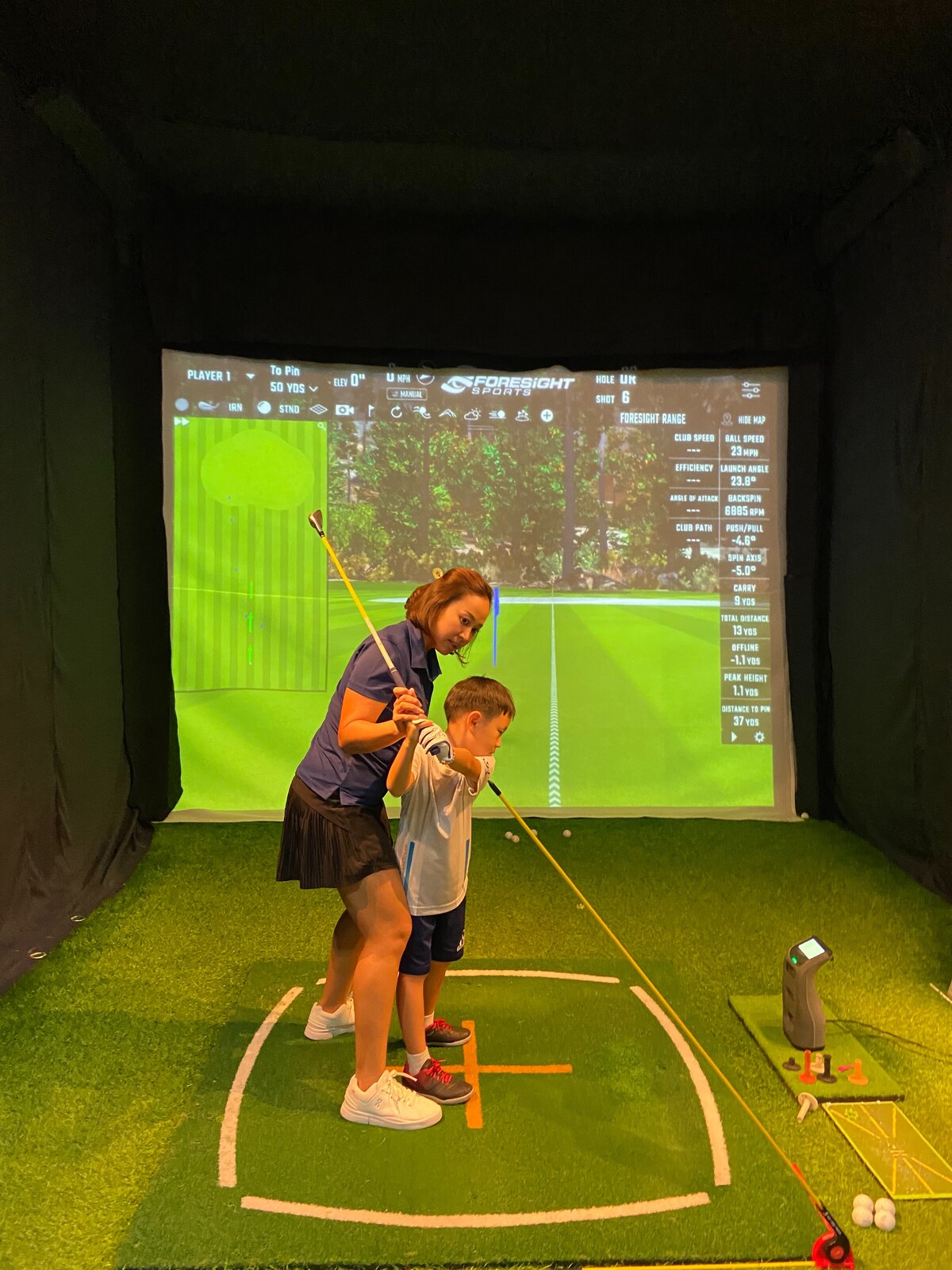 Coaching at Tom Dingwall Golf Academy