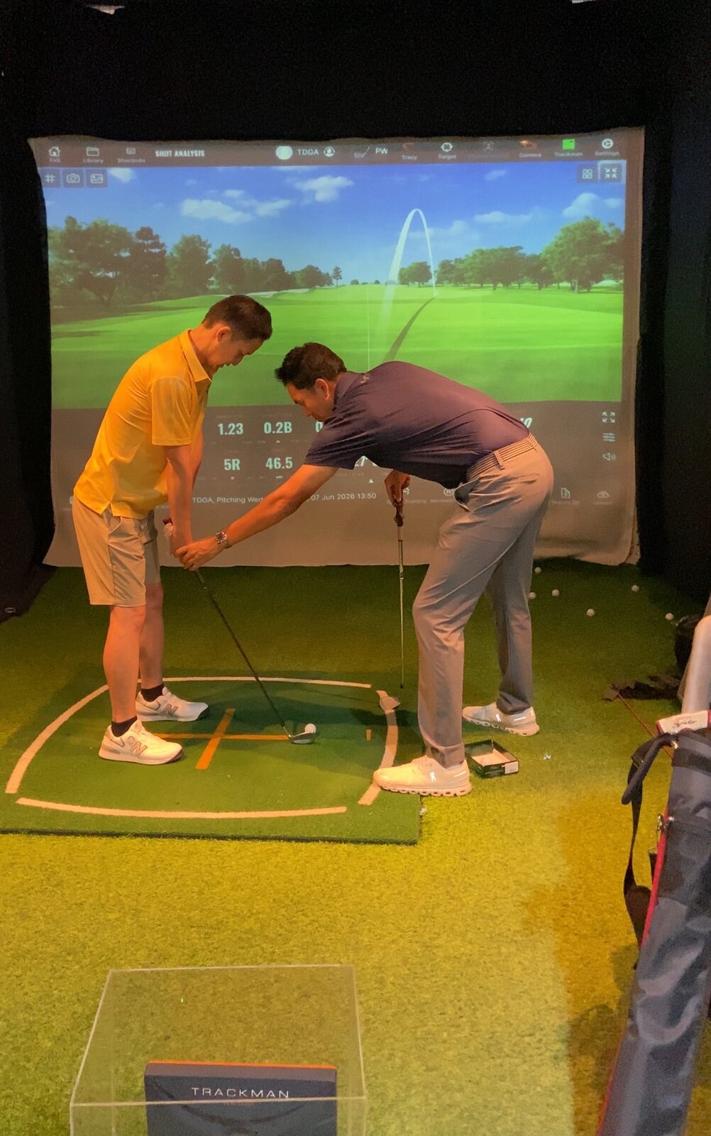 Coaching at Tom Dingwall Golf Academy