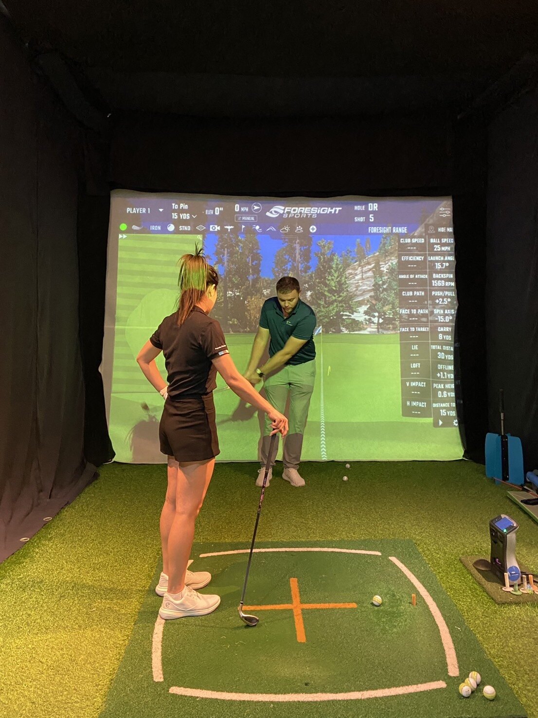 Coaching at Tom Dingwall Golf Academy